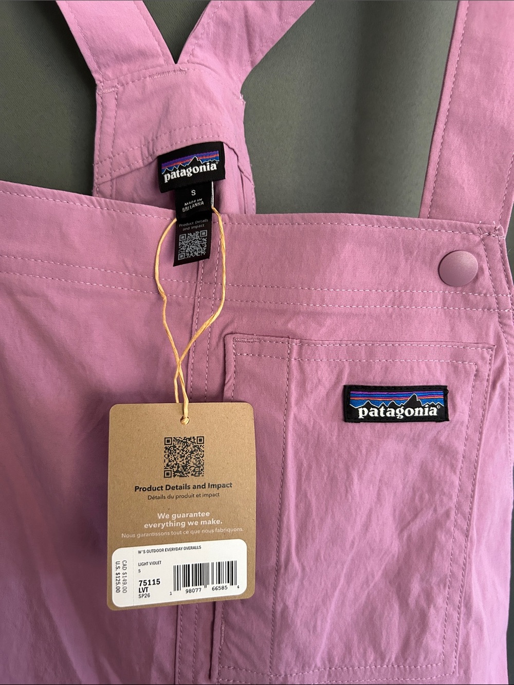 Patagonia women’s everyday overalls NWT - Picture 2 of 3